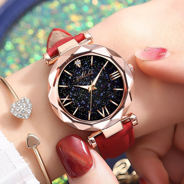 Women Casual Leather Watch