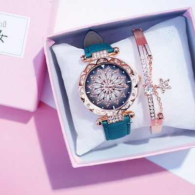 Women Watches Bracelet set
